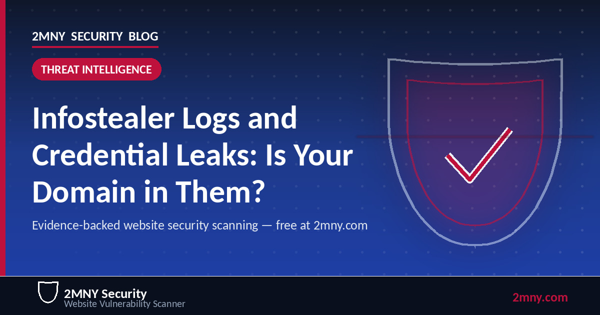 Infostealer Logs and Credential Leaks: Is Your Domain in Them?