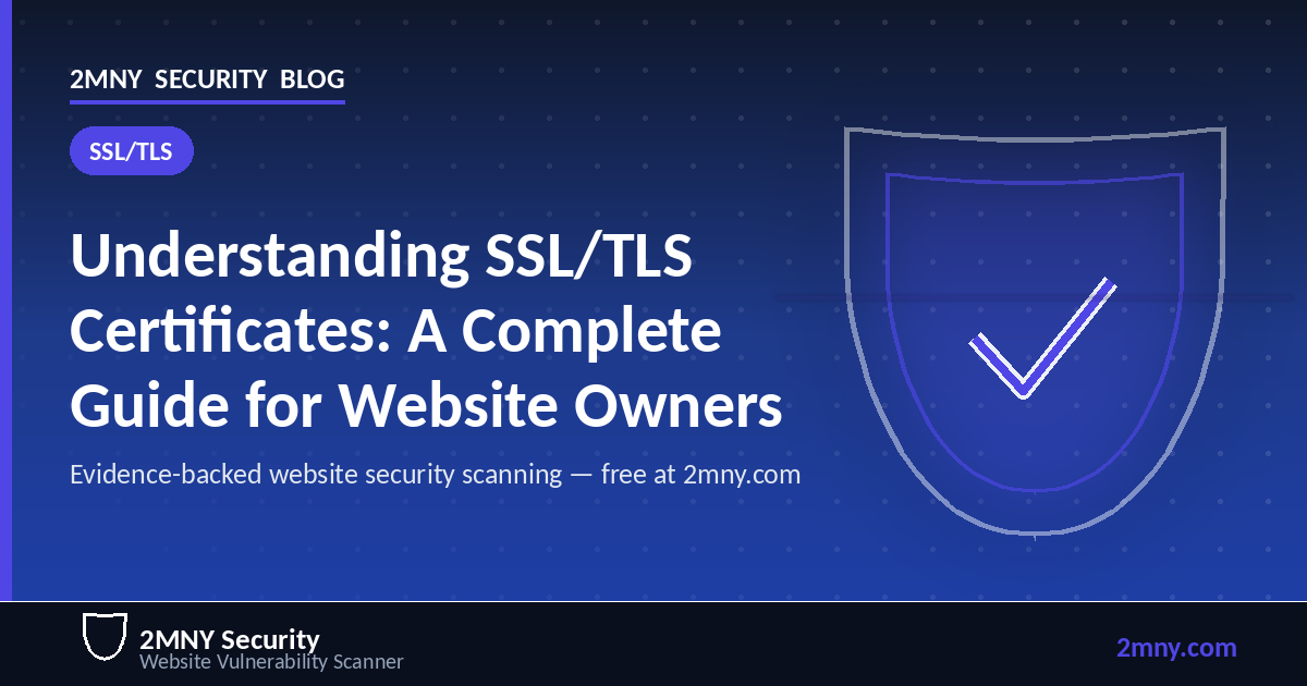 Understanding SSL/TLS Certificates: A Complete Guide for Website Owners